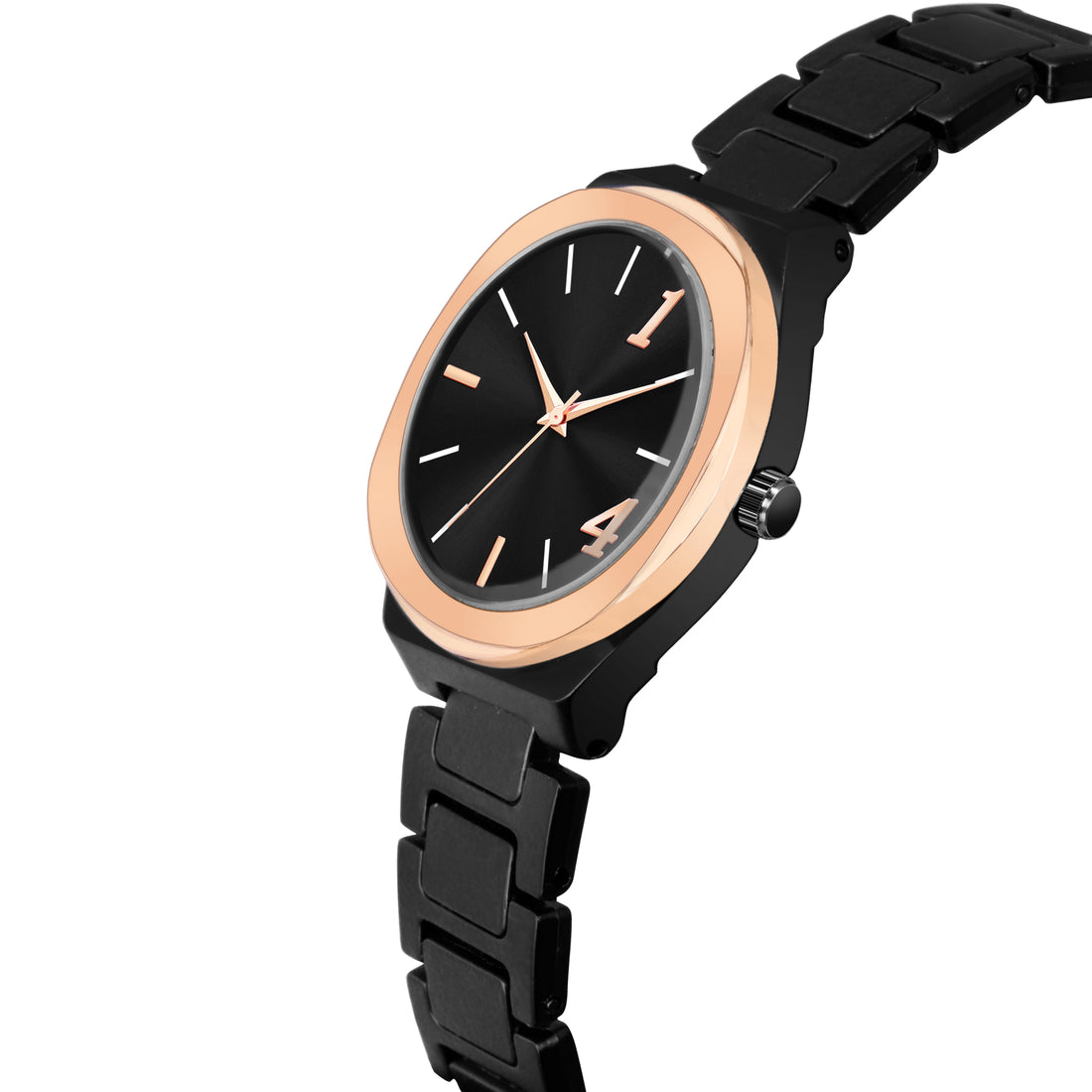 Mitlun JE-10-B-7603 Series - Women's and Girl's Stainless Steel Analog Watch with Unique Dial
