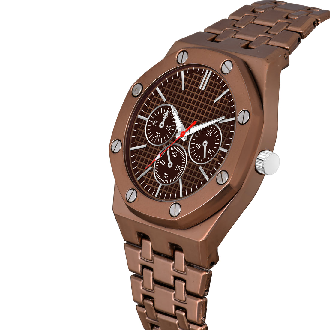 The Mitlun Men's and Boy's Stainless Steel Belt JE-11-B-7602 Series Analog Watch