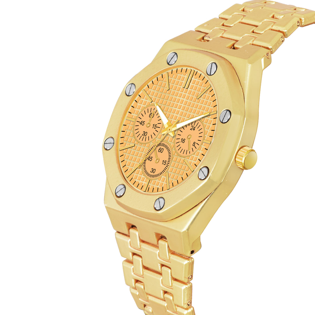 The Mitlun Men's and Boy's Stainless Steel Belt JE-15-B-7602 Series Analog Watch