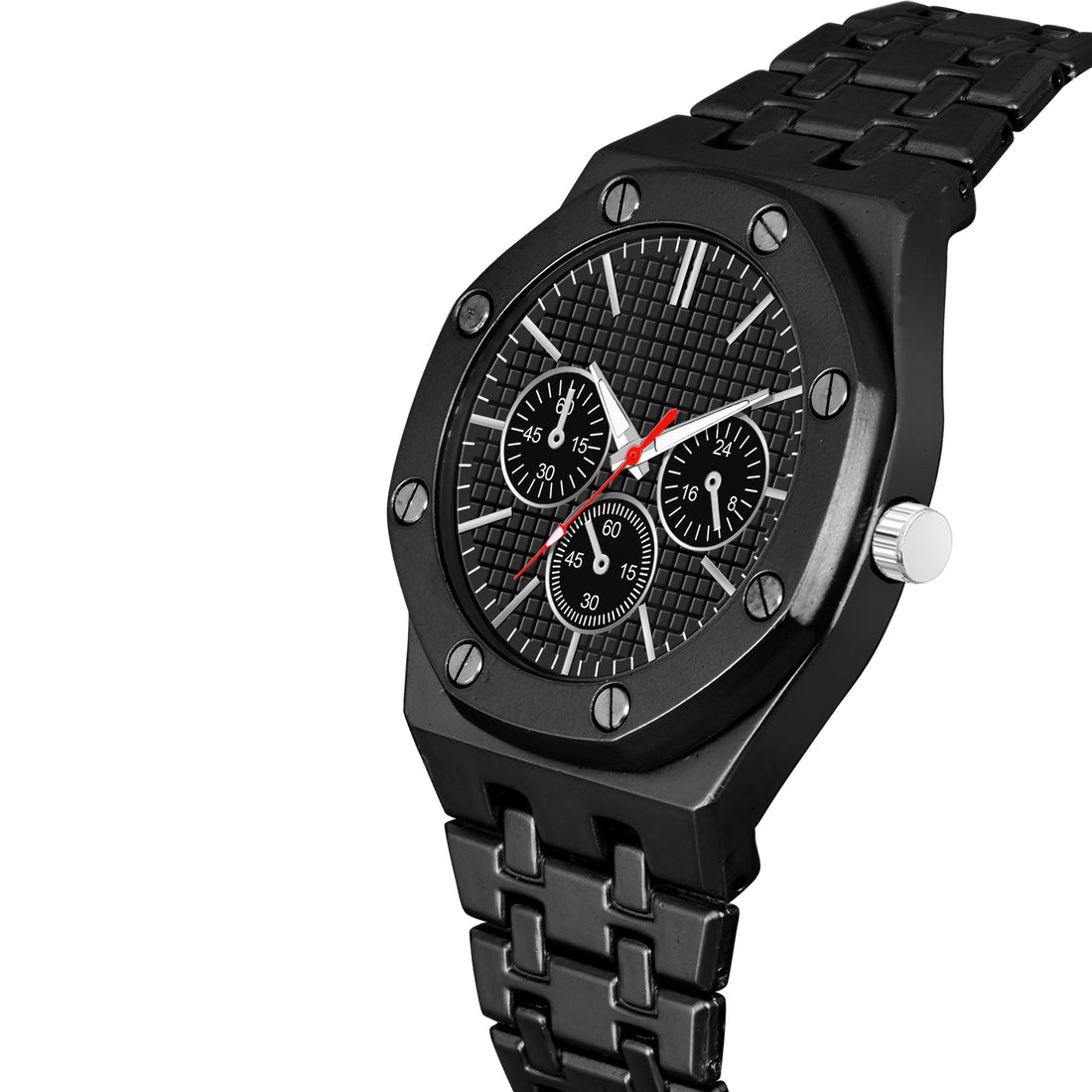 The Mitlun Men's and Boy's Stainless Steel Belt JE-19-B-7602 Series Analog Watch