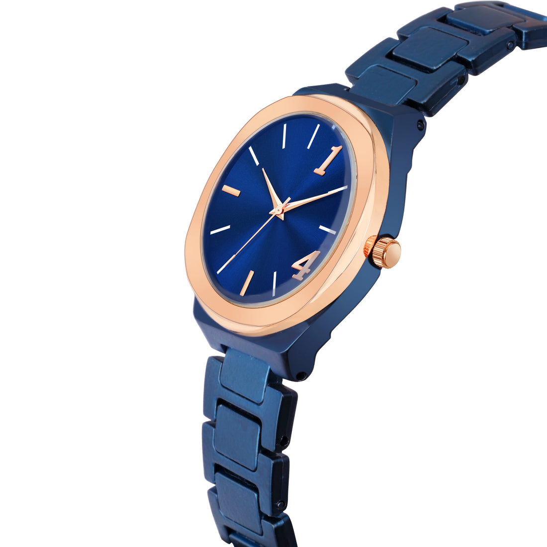 Mitlun JE-2-B-7603 Series - Women's and Girl's Stainless Steel Analog Watch with Unique Dial