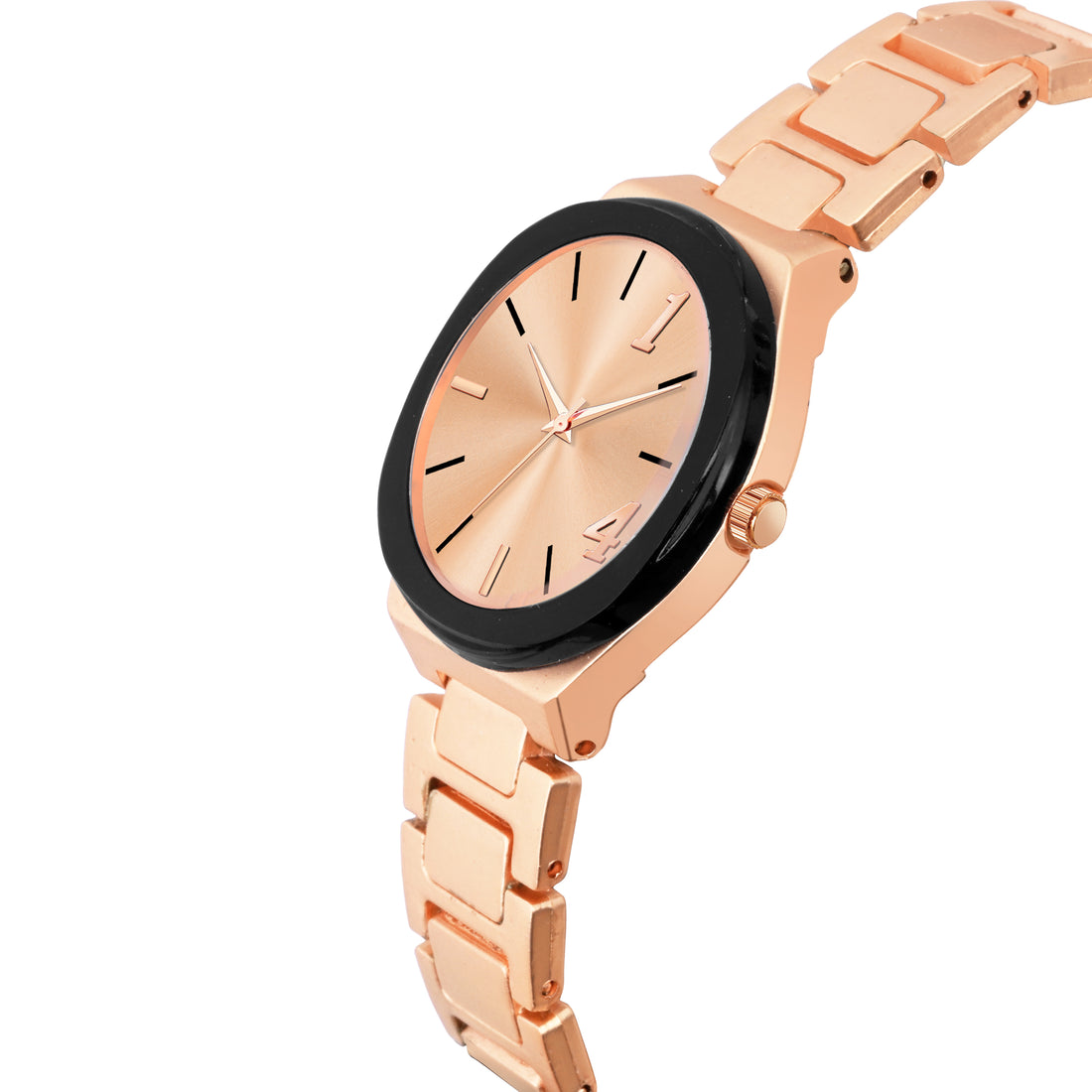 Mitlun JE-6-B-7603 Series - Women's and Girl's Stainless Steel Analog Watch with Unique Dial