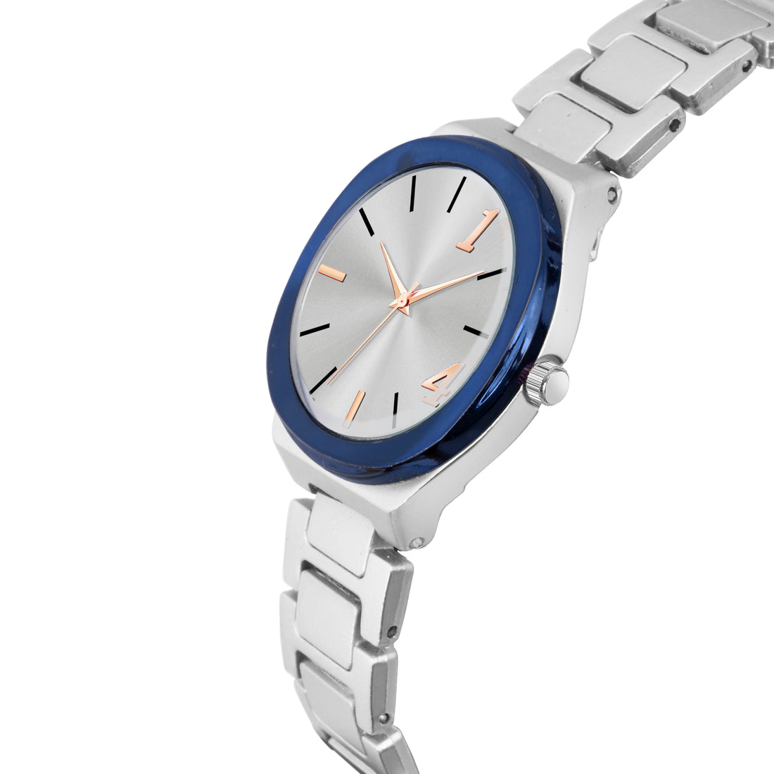 Mitlun JE-8-B-7603 Series - Women's and Girl's Stainless Steel Analog Watch with Unique Dial